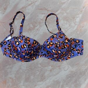 FREYA Santiago Nights Bikini Top. NWT's. Underwire. Very Lightly Lined. 34DD.